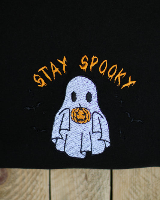 Stay Spooky Embroidered Tshirt
