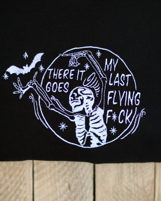 Last Flying F**k Embroidered Tshirt