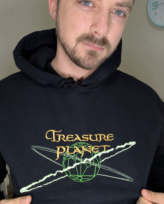 Planet of Treasure Embroidered Hoodie