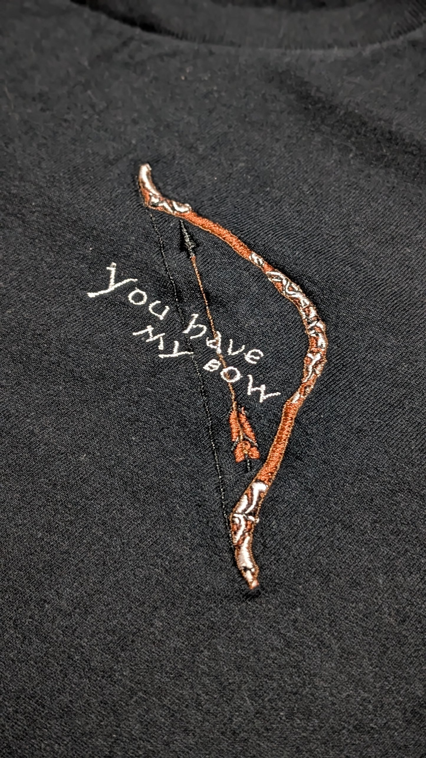 You Have My Bow Embroidered Tshirt