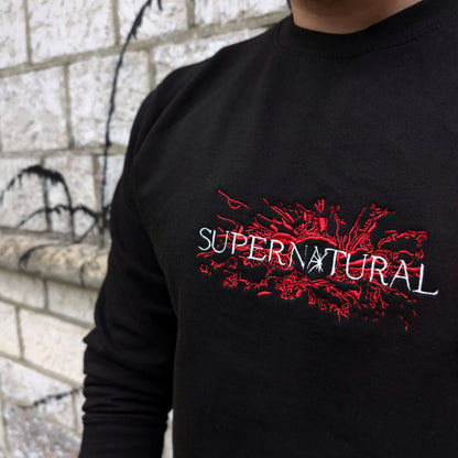 Title Card Embroidered Sweatshirt