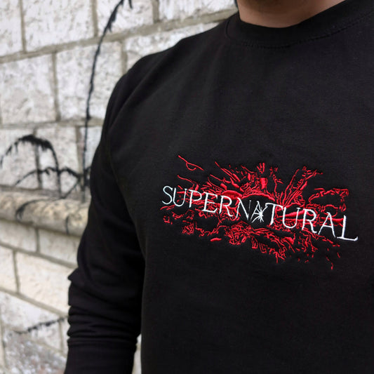 Title Card Embroidered Sweatshirt