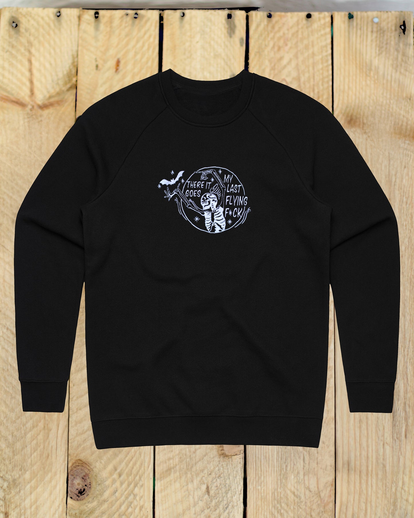 Last Flying F**k Embroidered Sweatshirt