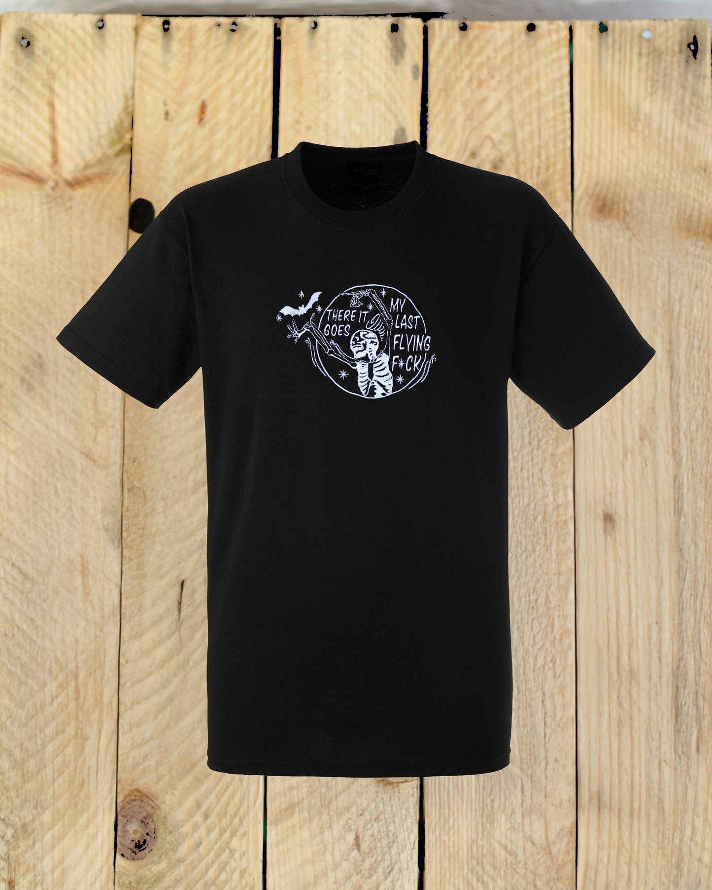 Last Flying F**k Embroidered Tshirt