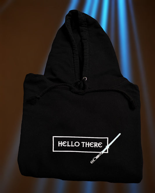 Hello There Embroidered Hoodie