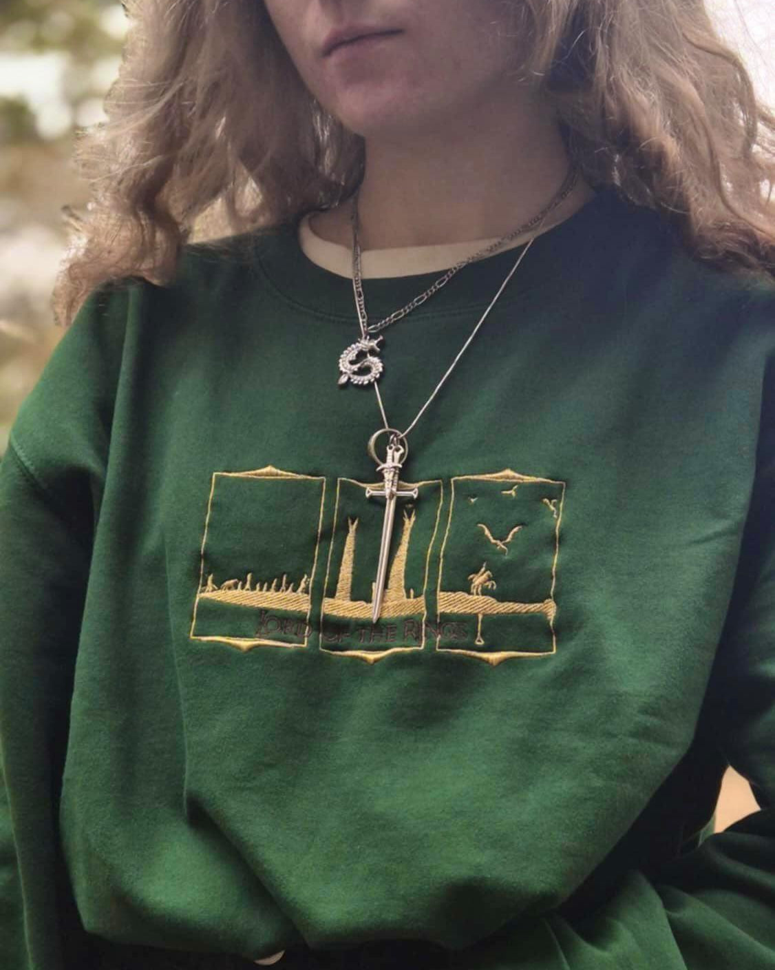 The Trilogy Embroidered Sweatshirt