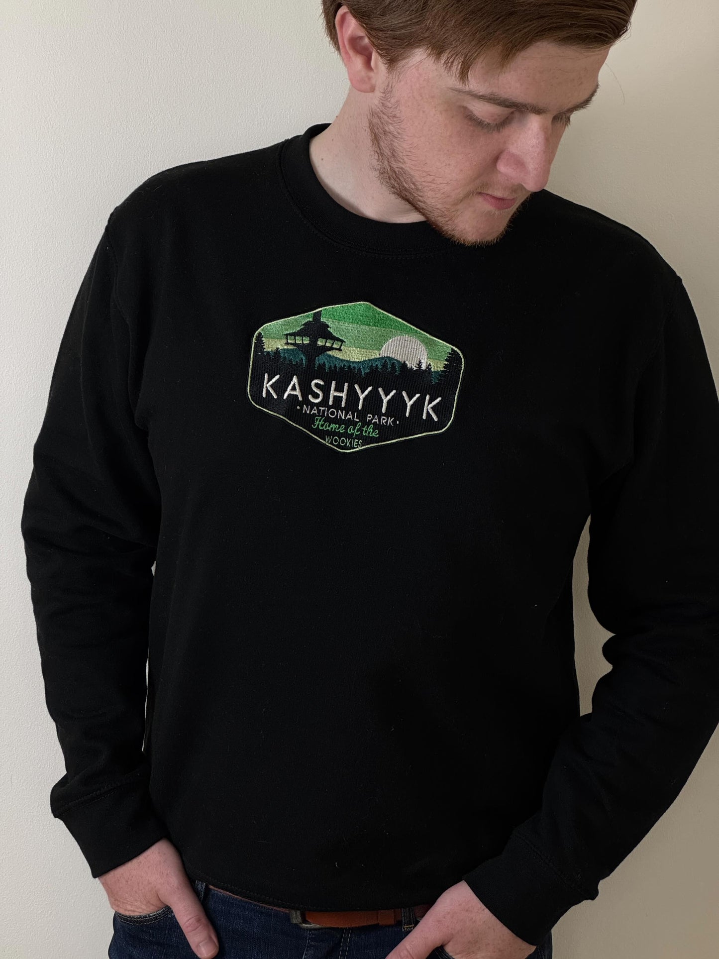 Location-Inspired Embroidered Sweatshirt