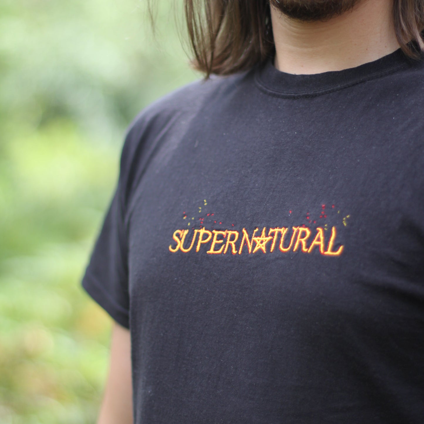 Title Card Embroidered TShirt