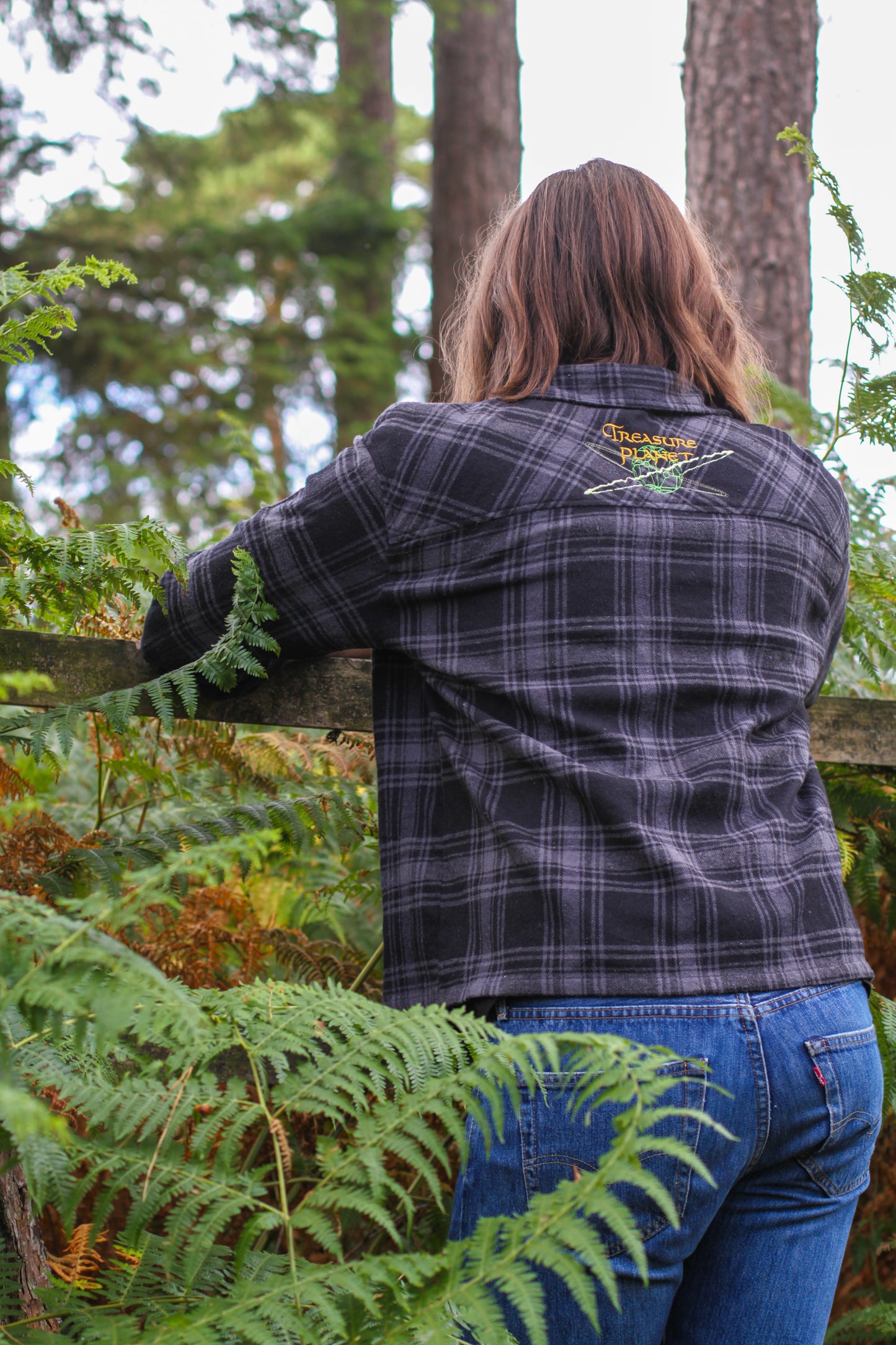Planet of Treasure Embroidered Shirt