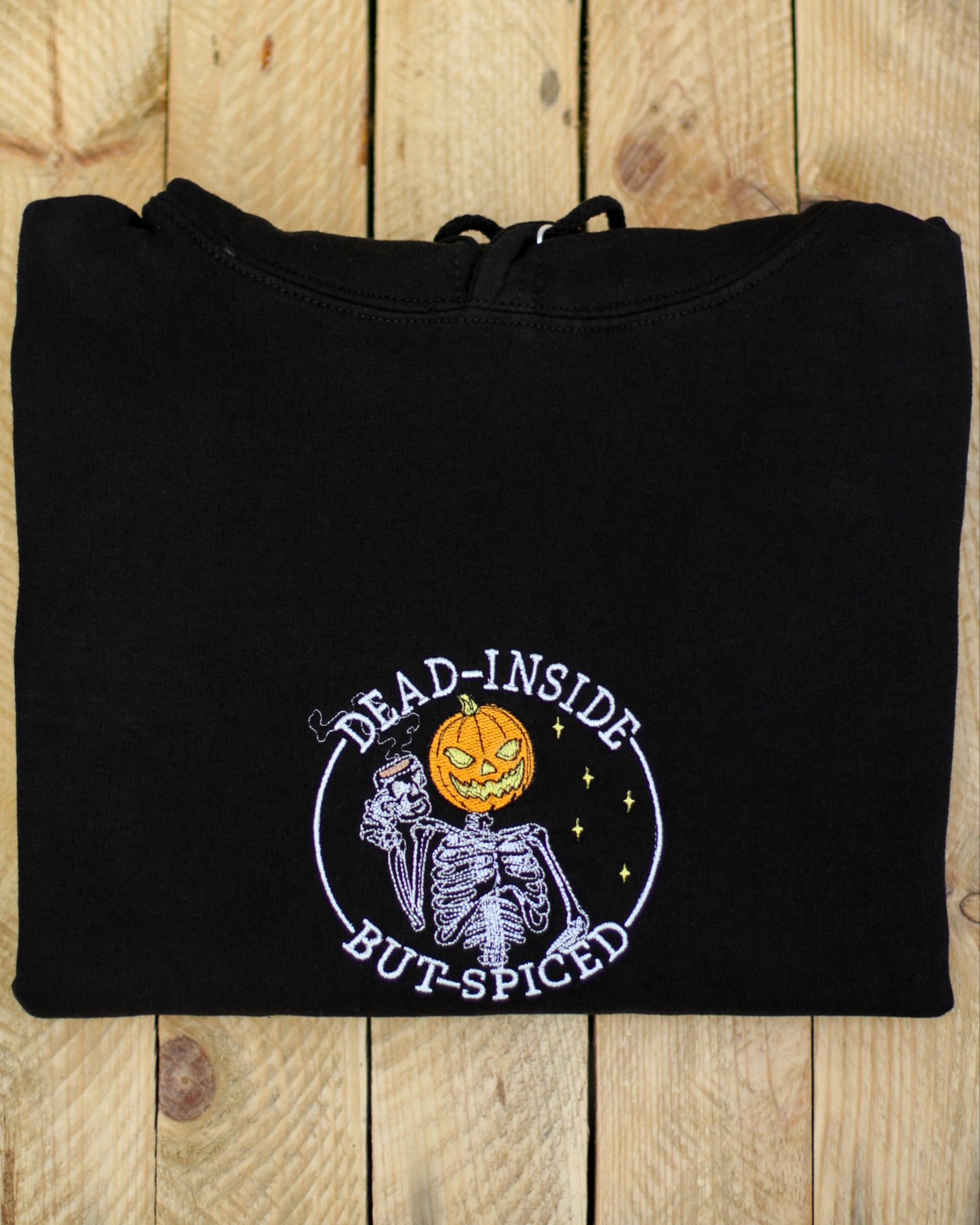 Dead Inside Embroidered Hoodie