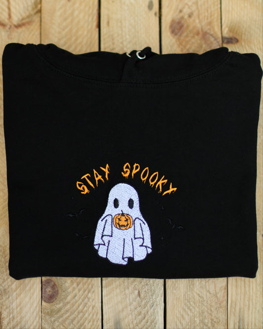 Stay Spooky Embroidered Hoodie