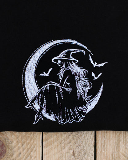 Moon Witch Embroidered Sweatshirt