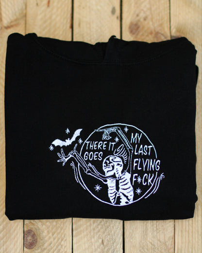Last Flying F**k Embroidered Hoodie