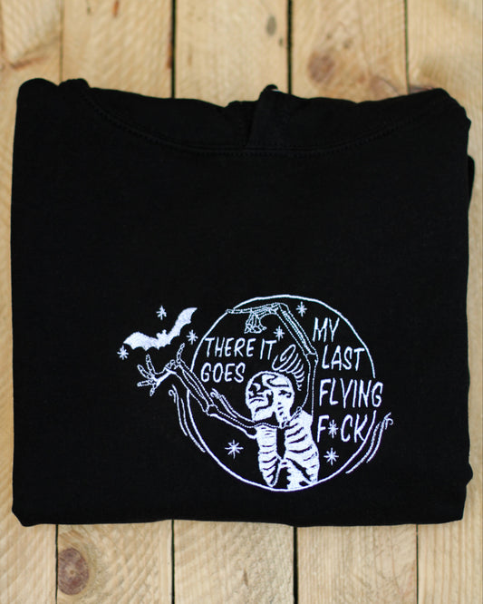 Last Flying F**k Embroidered Hoodie