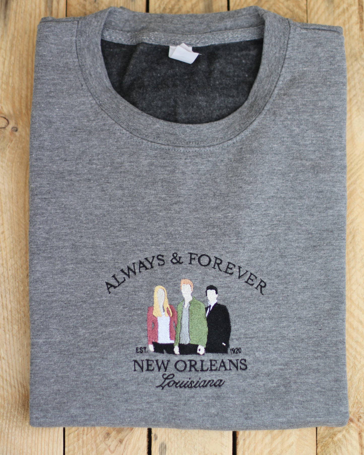 Always & Forever Embroidered Sweatshirt