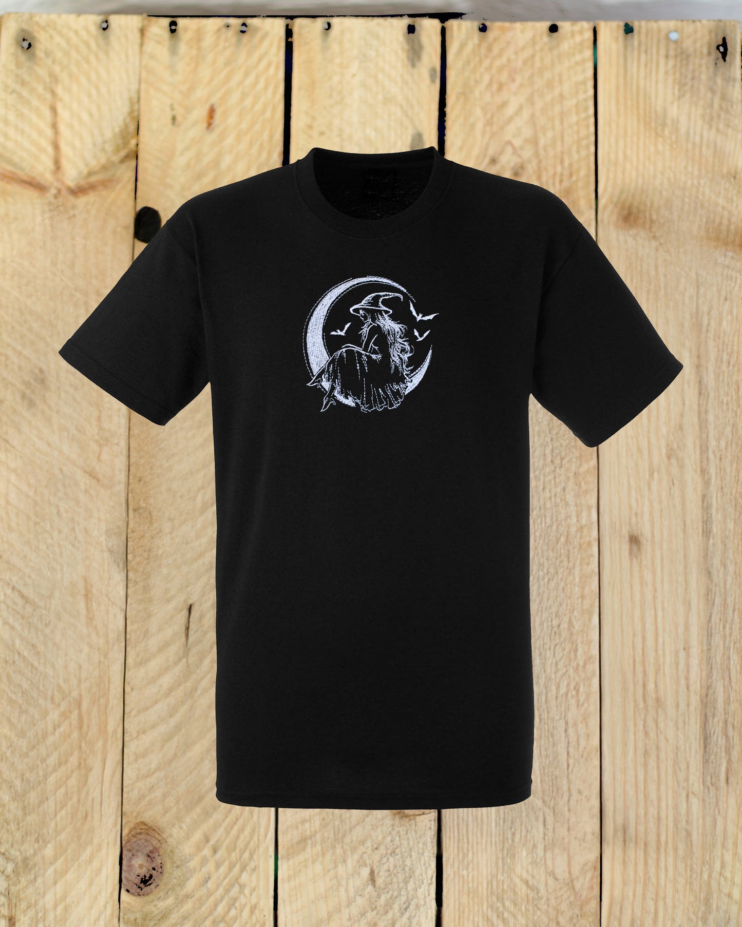 Moon Witch Embroidered Tshirt