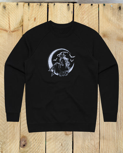 Moon Witch Embroidered Sweatshirt