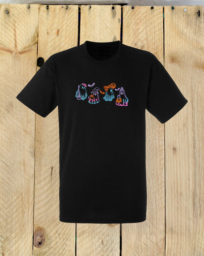 Neon Ghosts Embroidered Tshirt