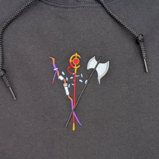 Staffs and Axe Trio Hoodie