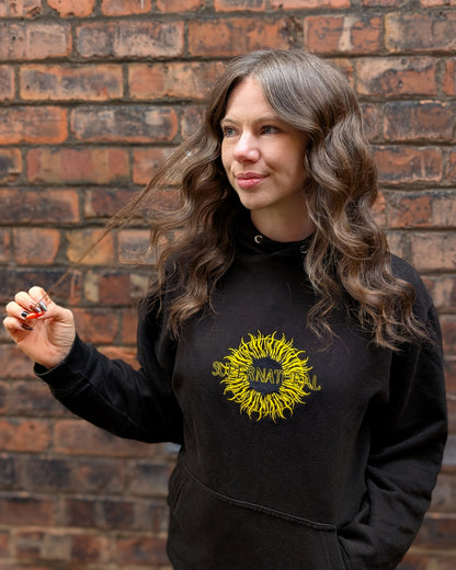 Title Card Embroidered Hoodie