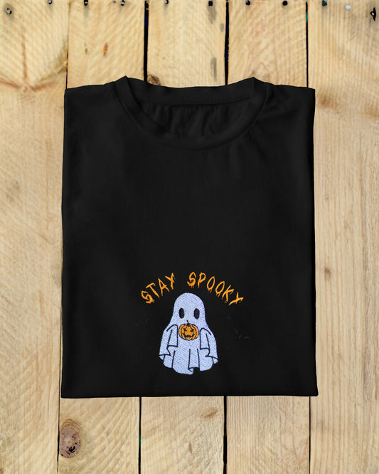 Stay Spooky Embroidered Tshirt