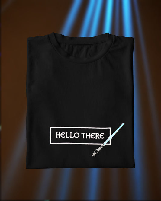Hello There Embroidered Tshirt