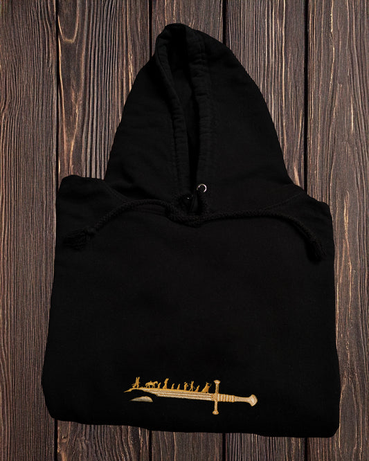 The Return Of The Fellowship Embroidered Hoodie