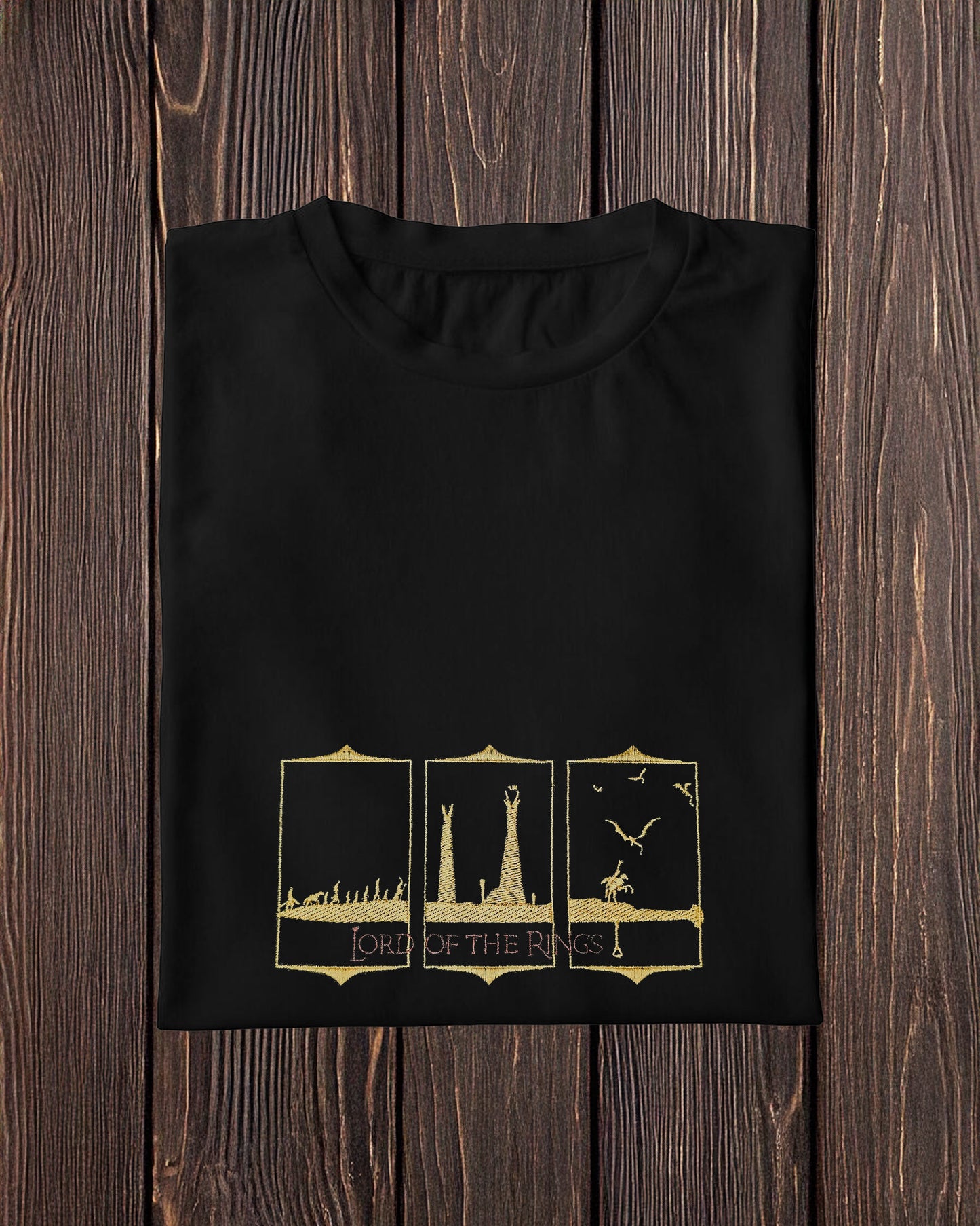 The Trilogy Embroidered Tshirt