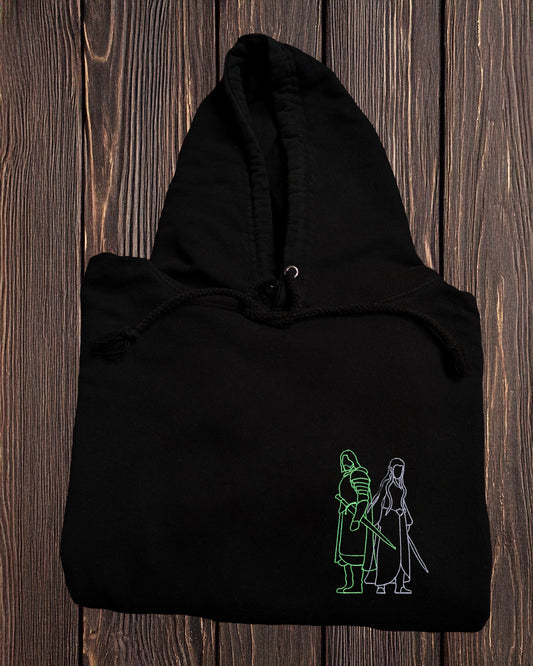 Evenstar & The King Embroidered Hoodie
